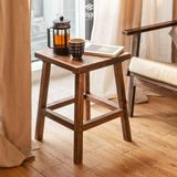  Bàn trà, cà phê gỗ thông tự nhiên FEGO cao 55cm 