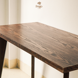  Bàn veneer chân gỗ / Bàn làm việc / Bàn ăn gia đình 120x60cm 