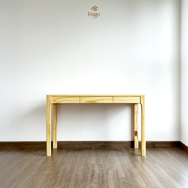  BÀN LÀM VIỆC CỔ ĐIỂN CHÂN GỖ CÓ NGĂN KÉO 