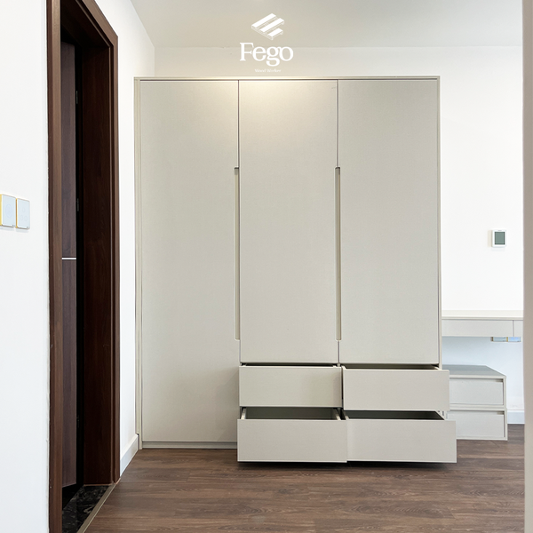  TỦ QUẦN ÁO TÍCH HỢP BÀN TRANG ĐIỂM CUSTOM 