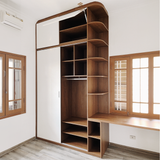 TỦ QUẦN ÁO TÍCH HỢP BÀN HỌC 