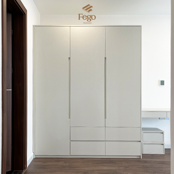  TỦ QUẦN ÁO TÍCH HỢP BÀN TRANG ĐIỂM CUSTOM 