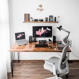  Bàn Rustic 3.8 / Bàn làm việc / bàn ăn chân sắt gỗ thông tự nhiên sơn màu rustic 