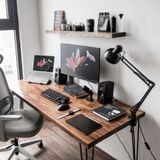  Bàn Rustic 3.8 / Bàn làm việc / bàn ăn chân sắt gỗ thông tự nhiên sơn màu rustic 