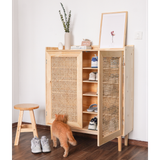  Tủ giày CANE - Tủ giày cánh mây cho gia đình 