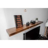  Kệ âm gắn tường gỗ thông tự nhiên màu nâu rustic FEGO đa năng 