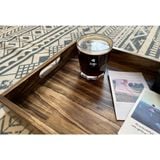  Khay gỗ thông tự nhiên FEGO có tay cầm để decor, trang trí, đựng đồ ăn, mỹ phẩm 