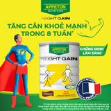 Sữa Appeton Weight Gain cho Người lớn hương Chocolate lon 900g - Thùng 6 lon 