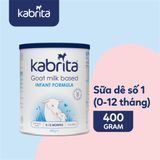  Sữa dê Kabrita số 1 (0-12 tháng) - Thùng 12 lon 400g 