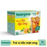  Trà Tearoma hòa tan vị Tắc mật ong hộp 196g (14 gói x 14g) 