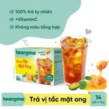  Thùng Trà Tearoma hòa tan vị Tắc mật ong hộp 196g (14 gói x 14g) (Thùng 24 Hộp) 