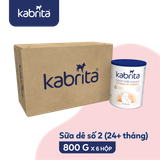  Sữa dê Kabrita số 2 (12-24 tháng) - Thùng 6 lon 800g 