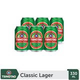  Bia Tsingtao Classic Lager - Lốc 6 lon 