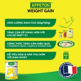  Sữa Tăng Cân Appeton Weight Gain cho Người lớn hương Vanilla lon 450g - Thùng 12 lon 