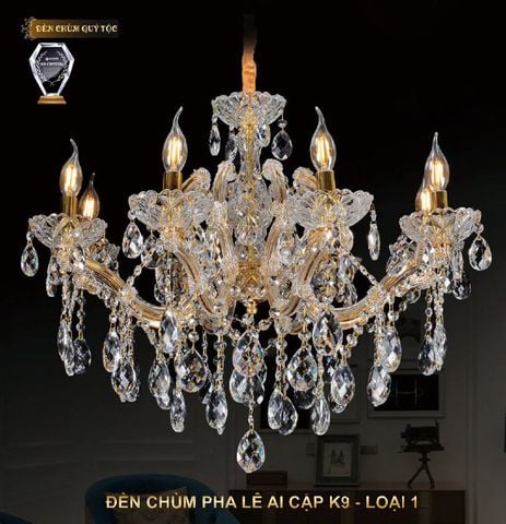  Đèn chùm pha lê nến 102-8 