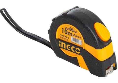  Thước cuộn thép nền vàng 10mx25mm HSMT0810 INGCO 