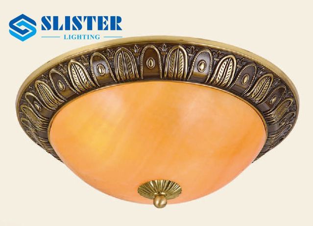 Đèn mâm đồng đá 218/400