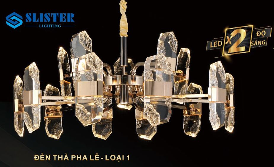 Đèn thả pha lê 2368/10+5
