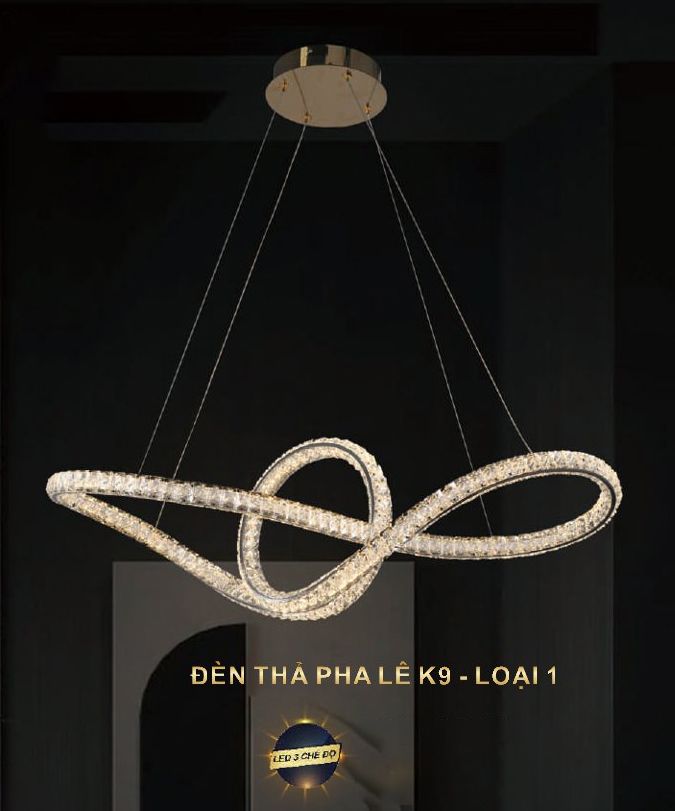 Đèn thả pha lê 6007-68D