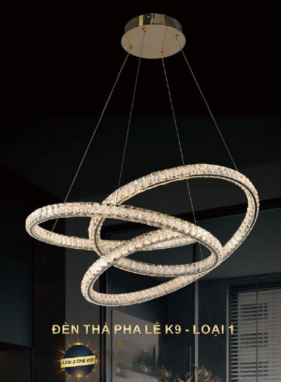 Đèn thả pha lê 6011-77D