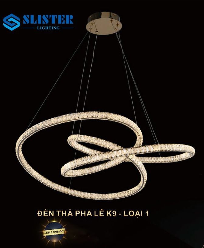 Đèn thả pha lê 6011-97D