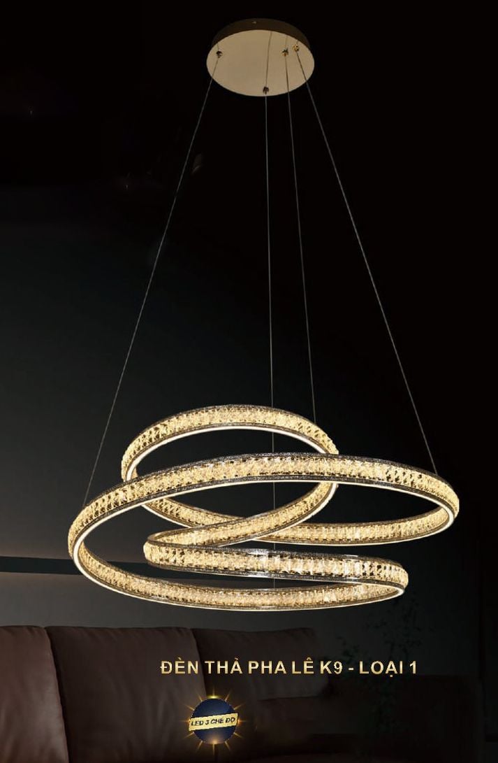 Đèn thả pha lê 6020-200D