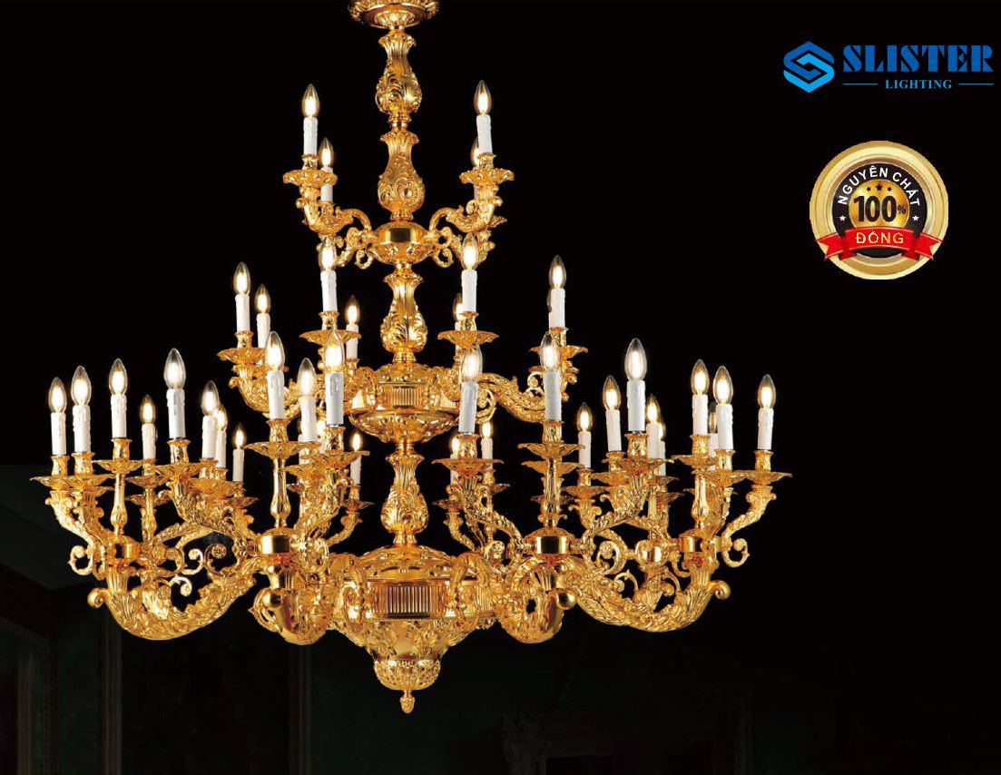 Đèn chùm đồng 6201/44