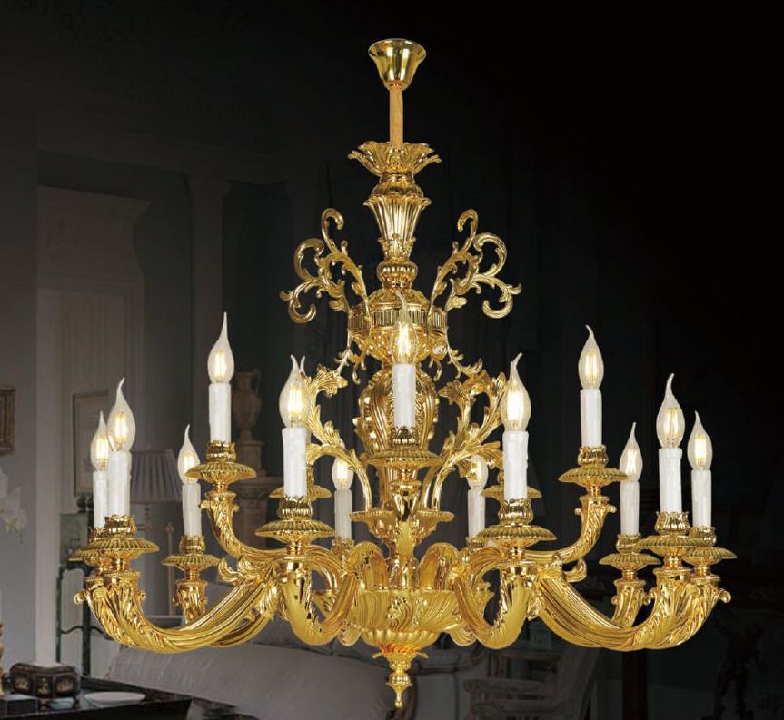 Đèn chùm đồng 6673-15
