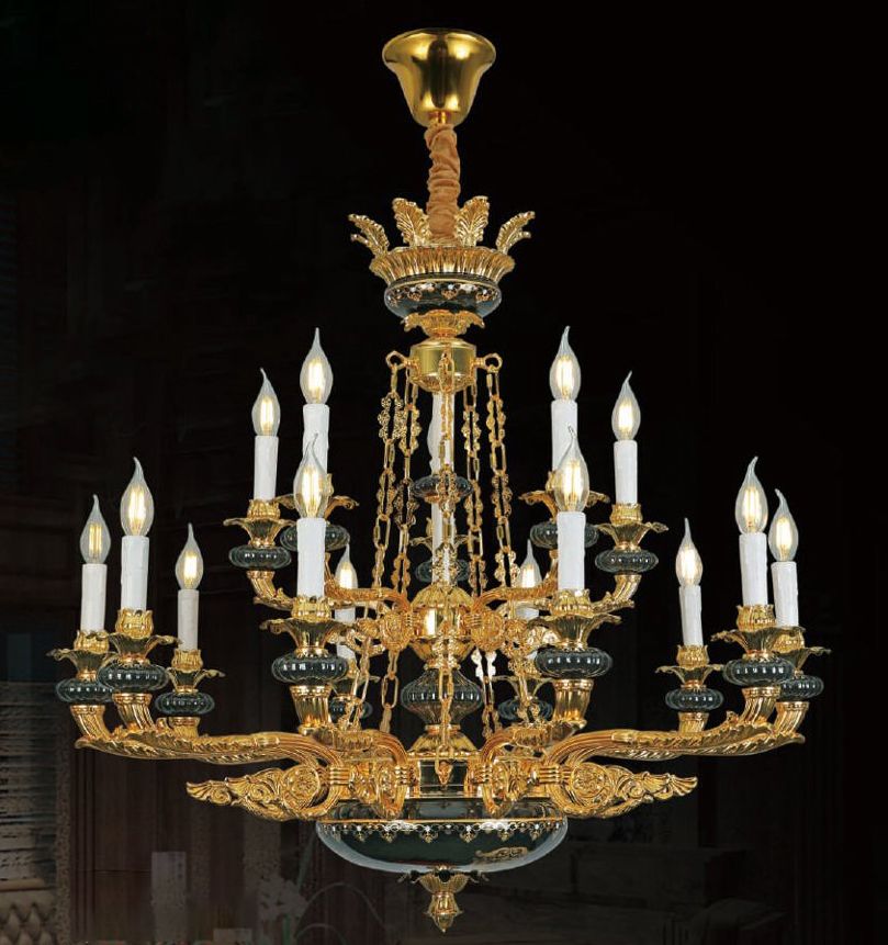 Đèn chùm đồng 6760-15