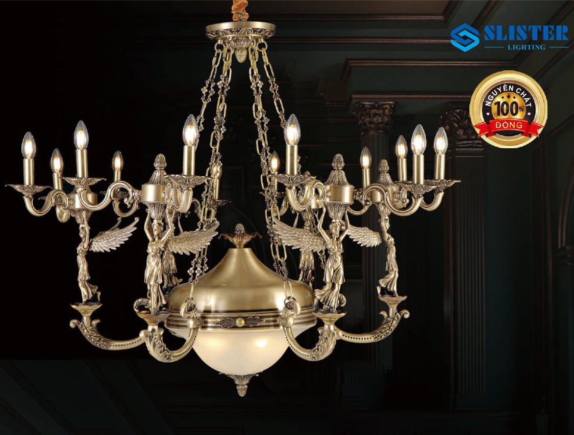 Đèn chùm đồng 6806/12