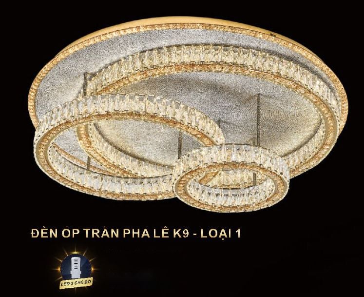 Đèn ốp trần pha lê 7083-226X