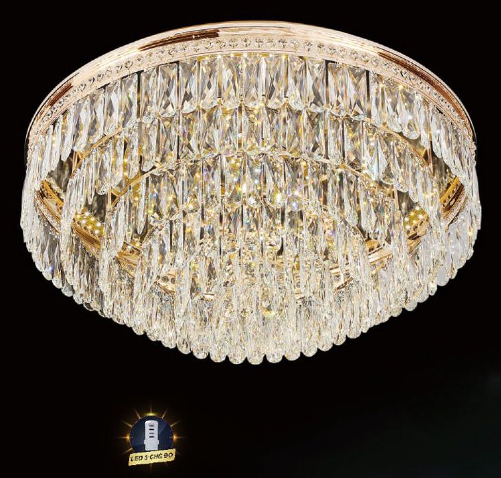 Đèn ốp trần pha lê 7705/800