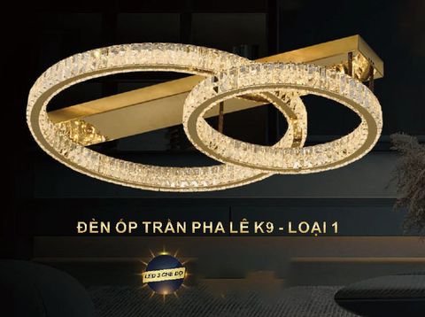  Đèn ốp trần pha lê 7928-108+1X 