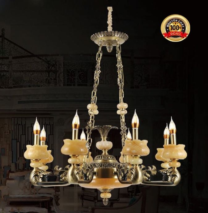 Đèn chùm đồng 8002/8