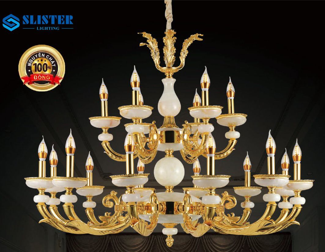 Đèn chùm đồng 8006/12+6