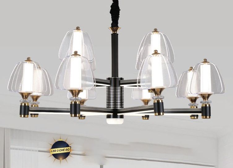 Đèn chùm led 8082/8+4