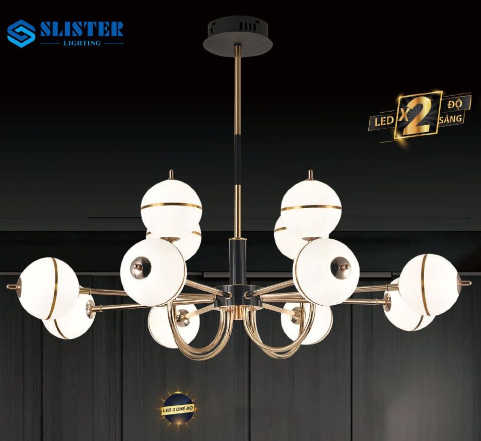 Đèn chùm led 8122/8+4