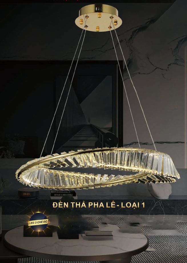 Đèn thả pha lê 86078-600