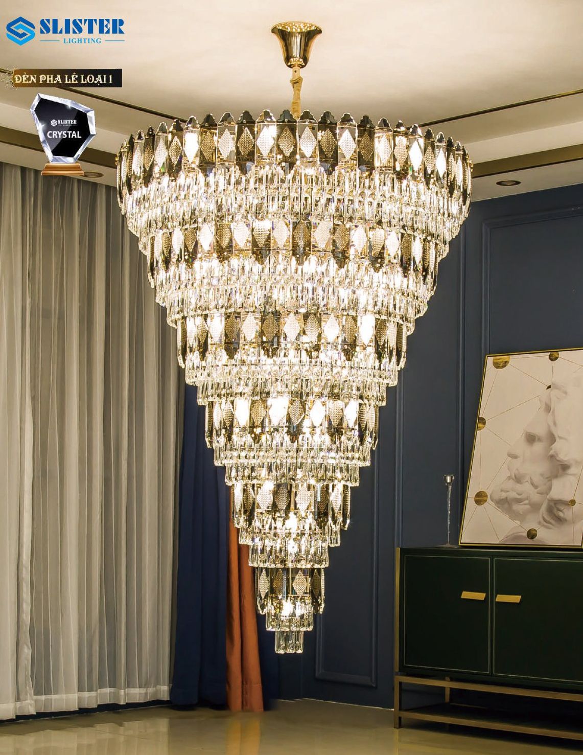 Đèn chùm pha lê 8632/1200
