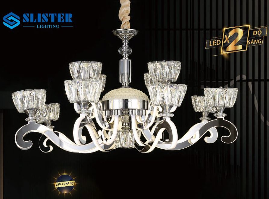 Đèn chùm led 8802/8+4