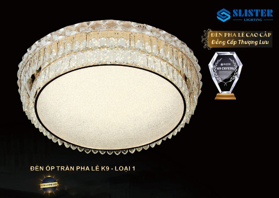 Đèn ốp trần pha lê OTPL8817/800