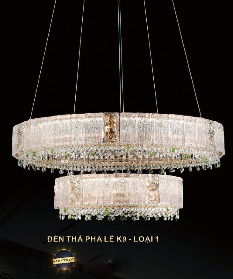 Đèn thả pha lê 8820/800+500
