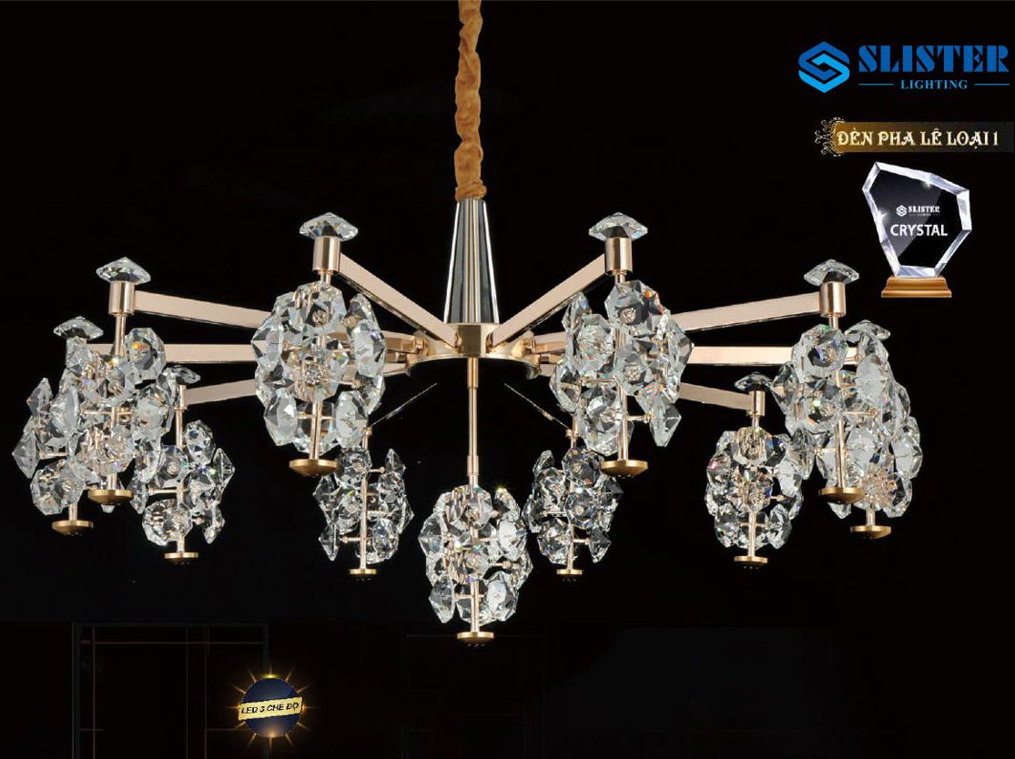 Đèn thả pha lê 8837/1000