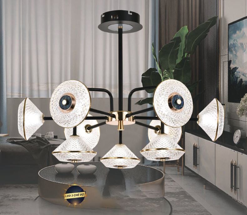 Đèn chùm led 9062/6+3