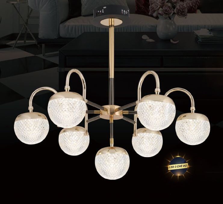 Đèn chùm led 9073/6+1