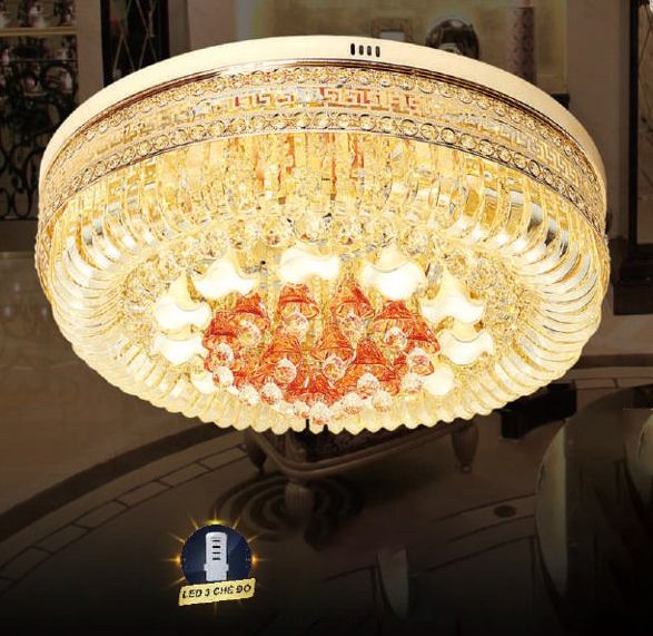 Đèn ốp trần pha lê 9075/800