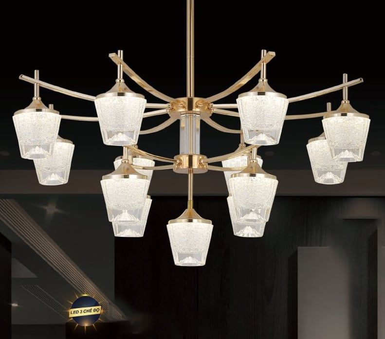 Đèn chùm led 9076/12+1