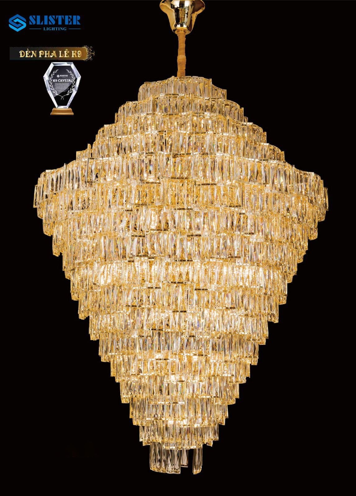 Đèn chùm pha lê 9316/L77