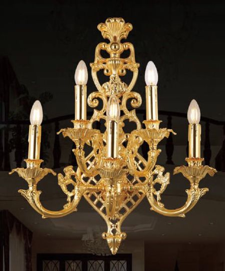 Đèn tường nến đồng 9381-5