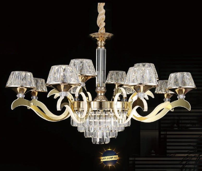 Đèn chùm led 9833/8+4